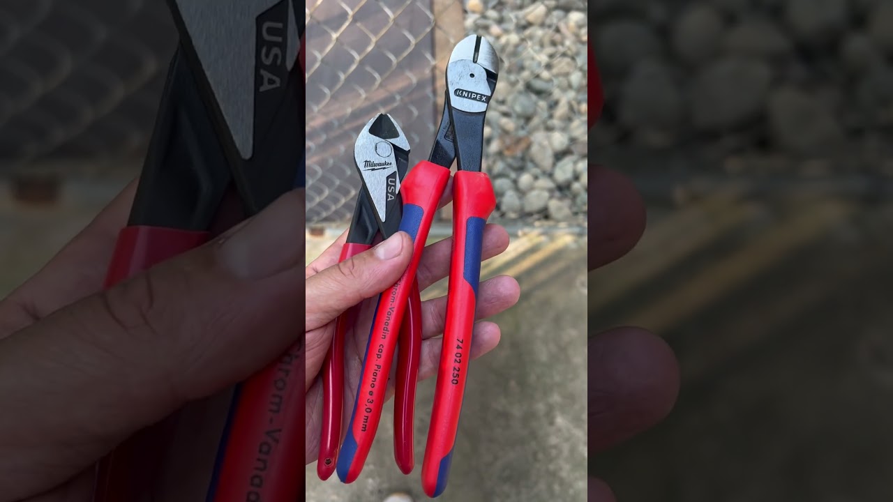 Milwaukee USA VS Knipex - Cutting Fencing