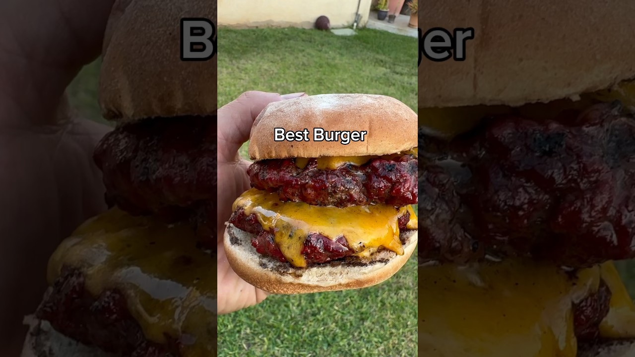 The BEST Backyard Burger 🍔