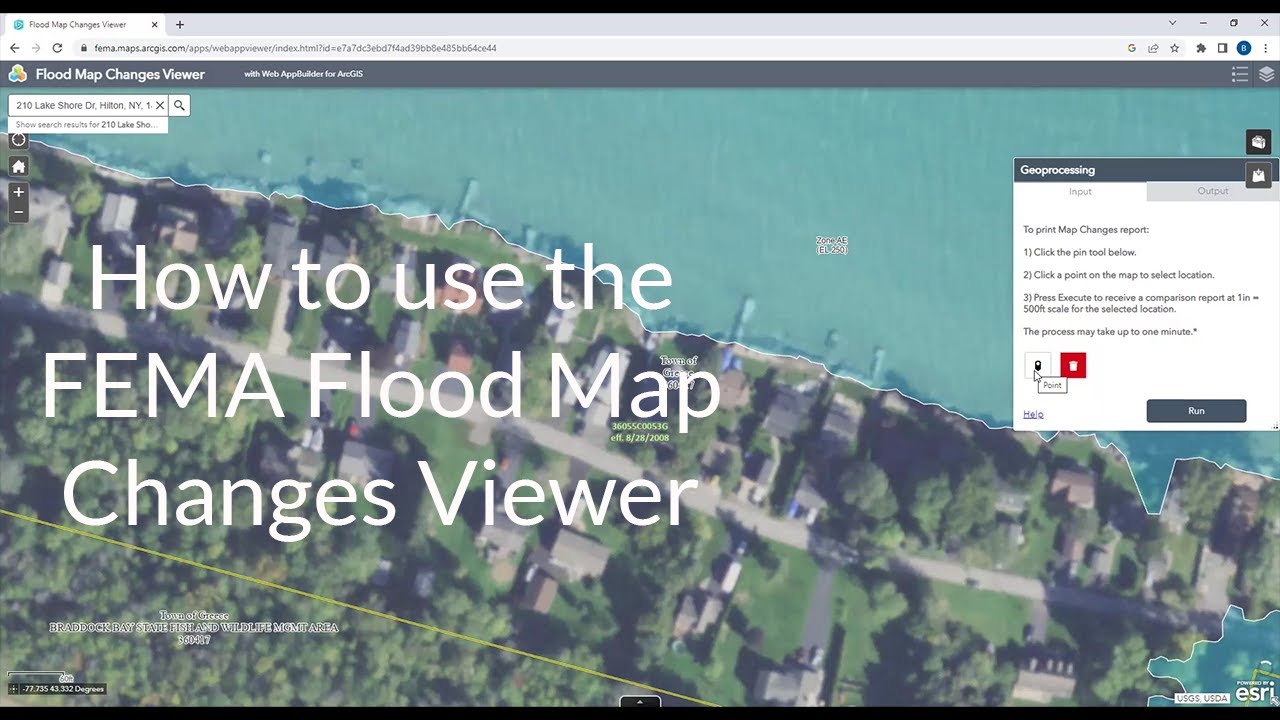 How to use the FEMA Flood Map Changes Viewer #Maps #GIS #Insurance #FloodMap