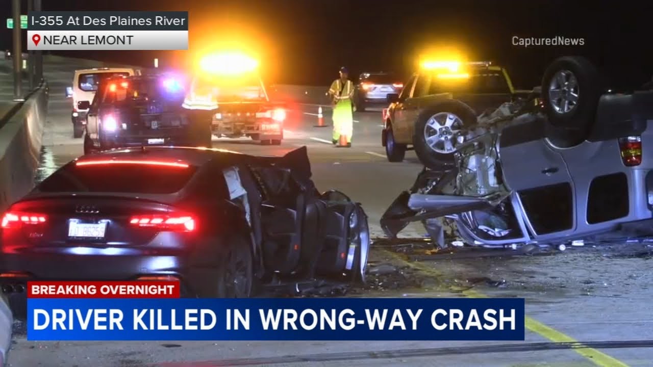 Driver killed, another seriously injured in wrong-way crash in Lemont: ISP