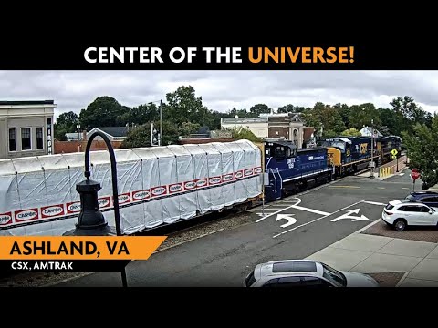 Ashland (North), Virginia, USA | LIVE RAILCAM - Virtual Railfan