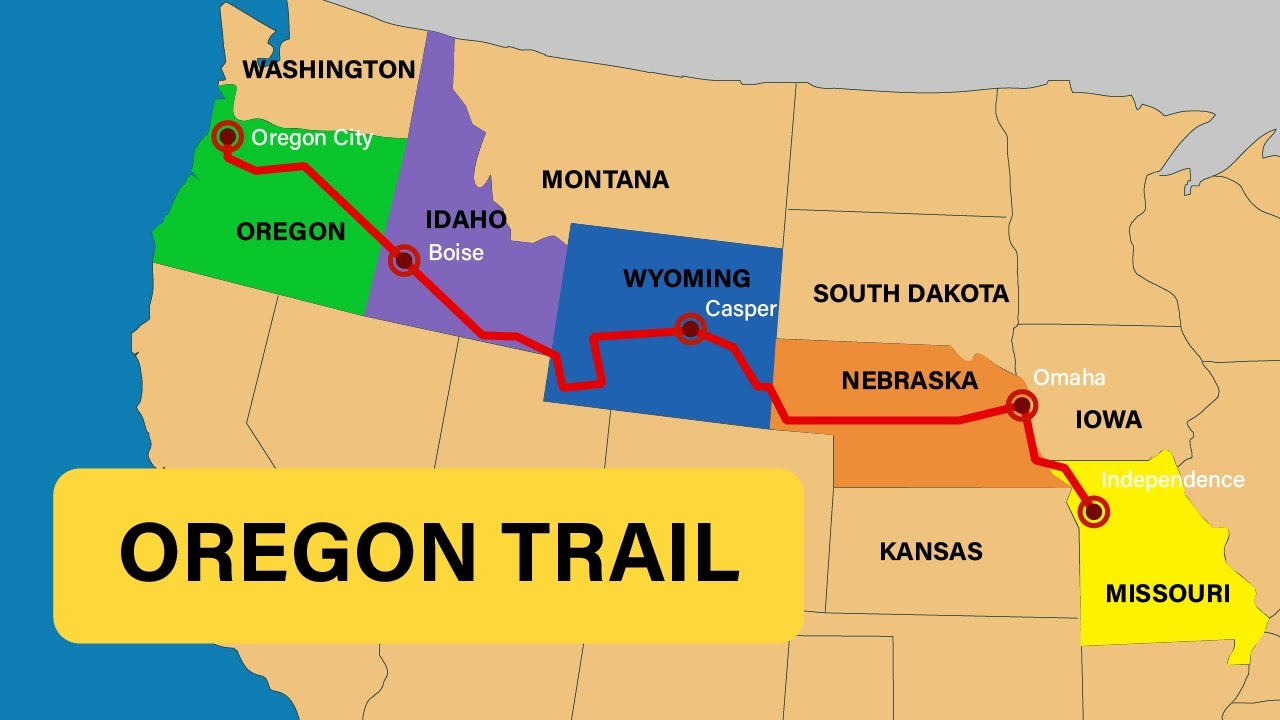 Oregon Trails: History of American Westward Explained on Maps