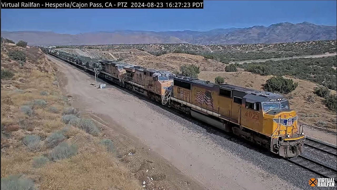 Hesperia/Cajon Pass, California, USA | Virtual Railfan  LIVE  !