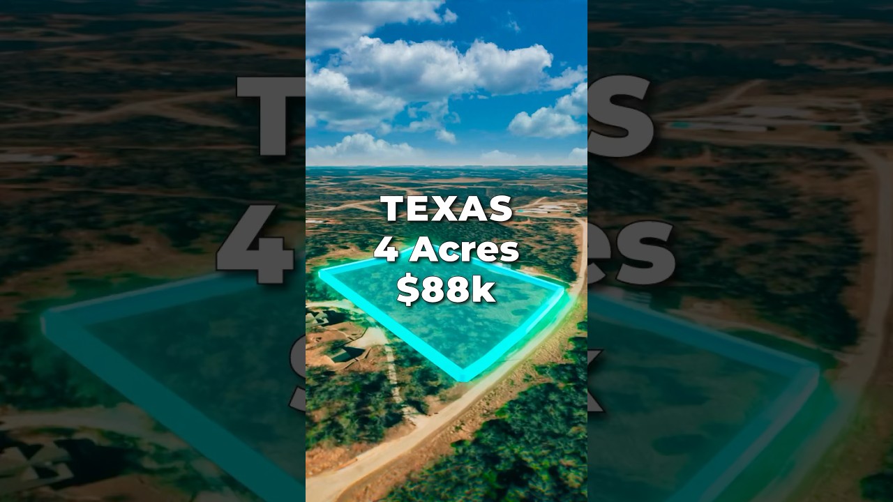 TEXAS LAND for SALE • 4 Acres with Power & Water • LANDIO