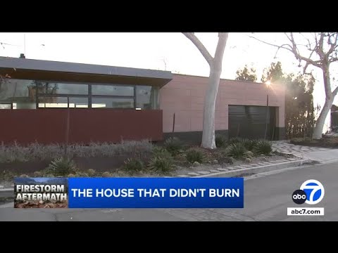 Home with fire resilient features survives Palisades Fire