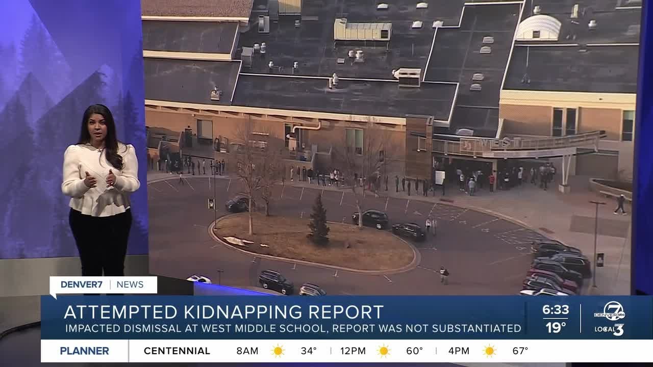 Attempted child abduction report impacts dismissal at West Middle School