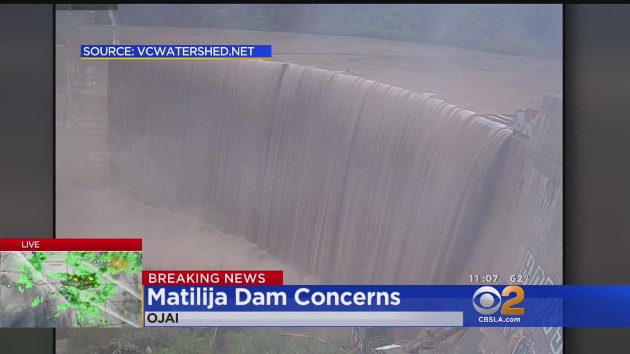 Mandatory Evacuations In Effect Around Matilija Dam In Ojai