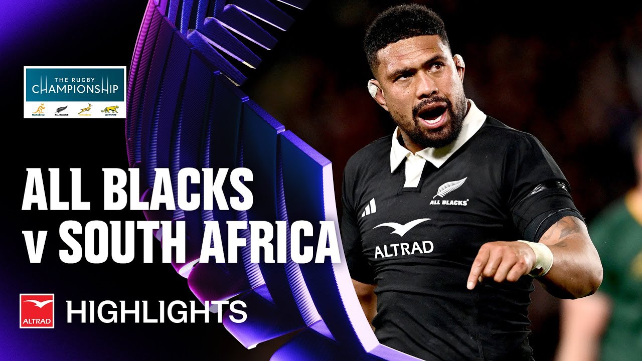 HIGHLIGHTS | All Blacks v South Africa | First Test, TRC 2025