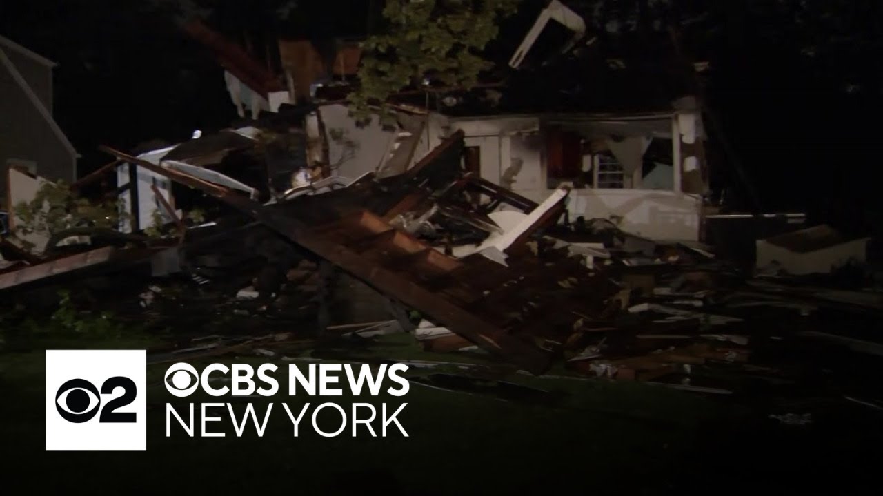 House explodes during powerful storms in North Plainfield, N.J.