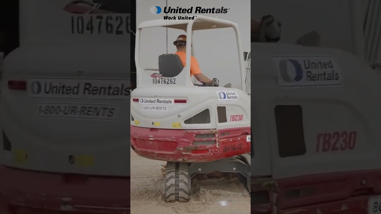 United Rentals Mini Excavators