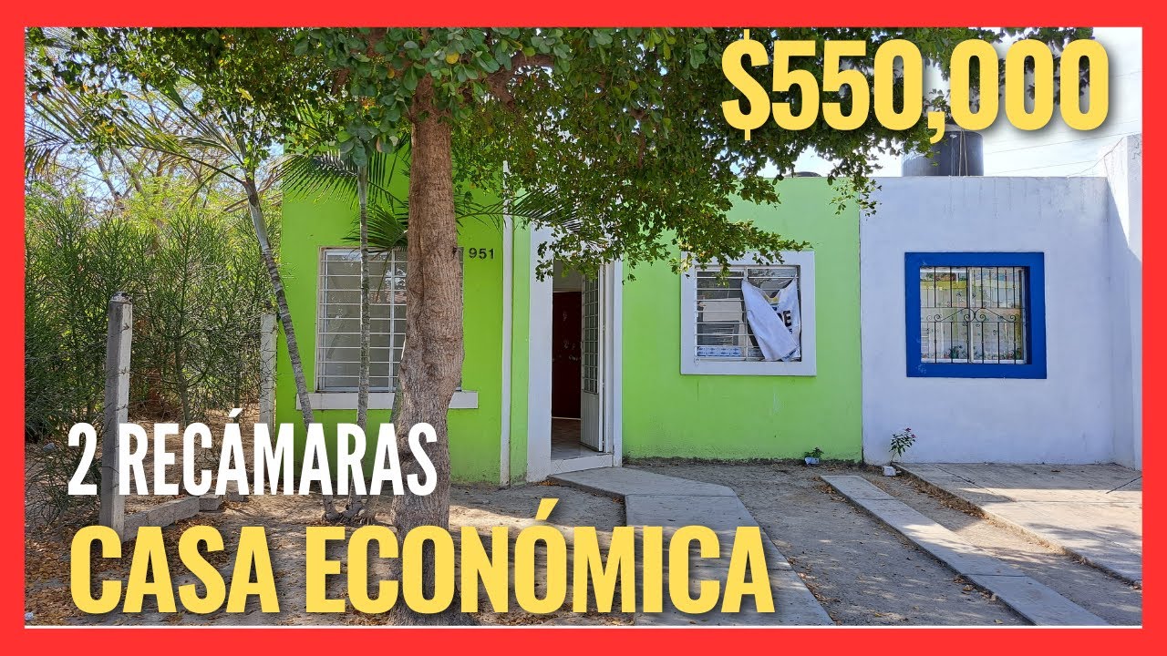 CASA ECONÓMICA EN VENTA DE 2 RECÁMARAS $550,000