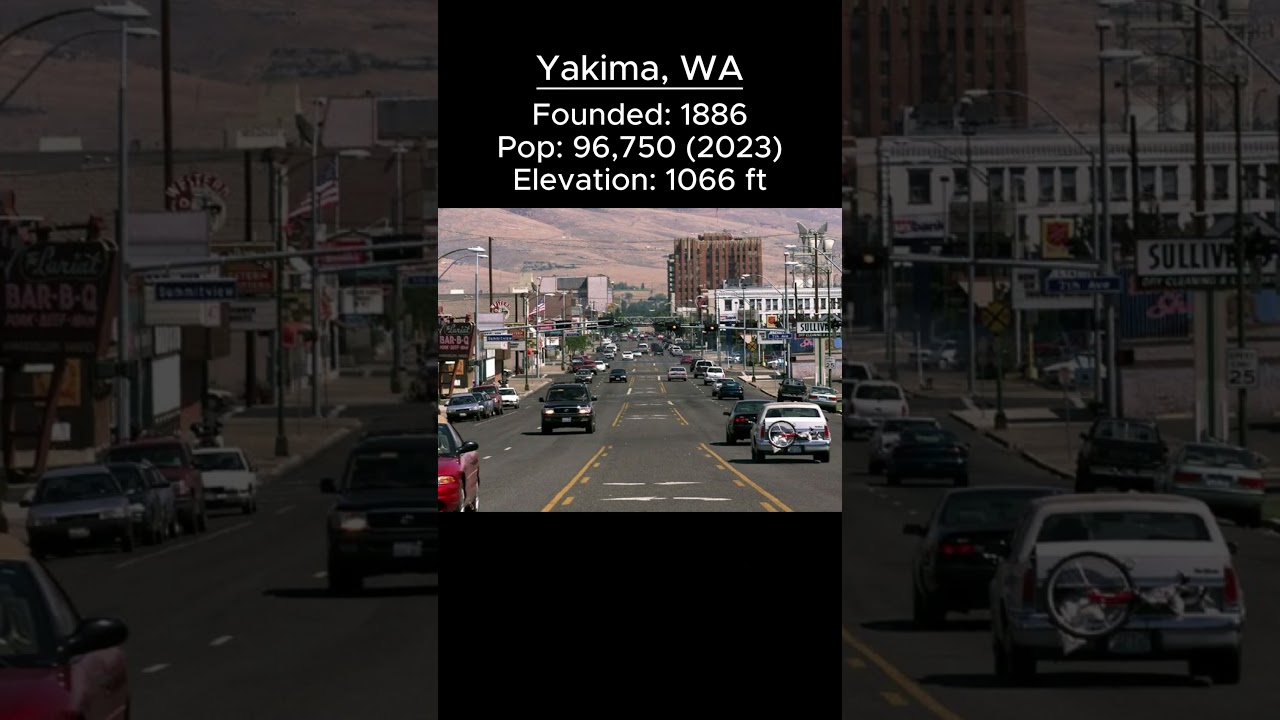 Random US Towns: Yakima, WA #shorts