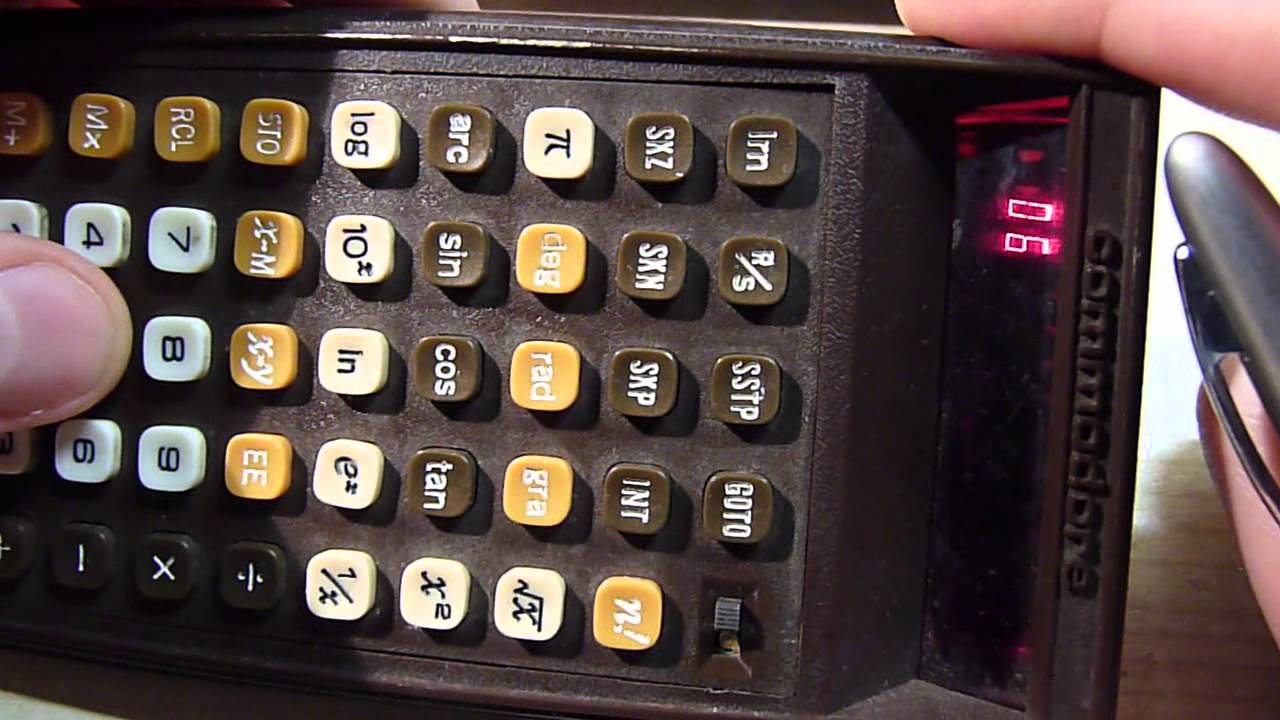 Commodore P-50 Vintage calculaor Overview