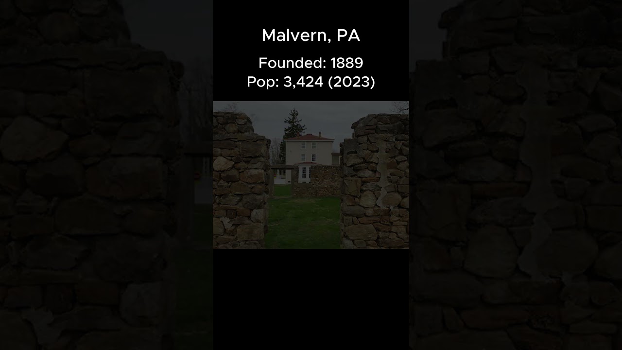 Random US Towns: Malvern, PA #shorts