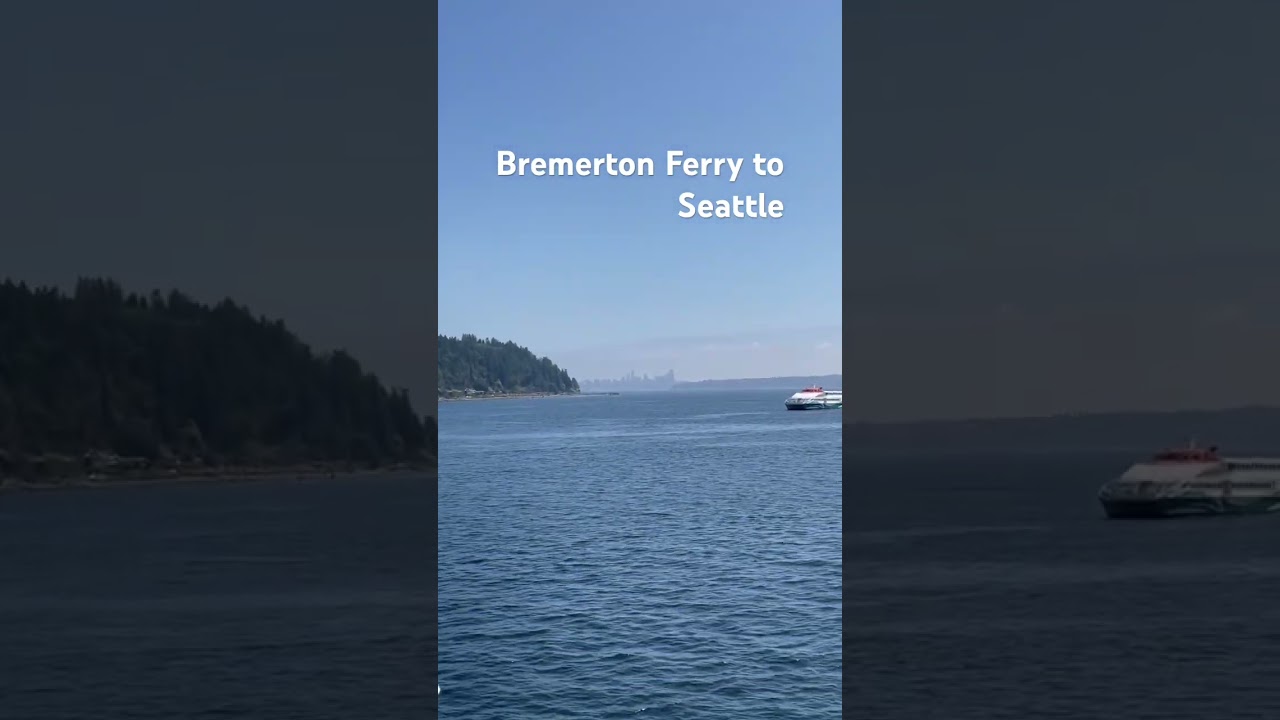 Take the Bremerton Ferry into Seattle!  #seattle #family #travel