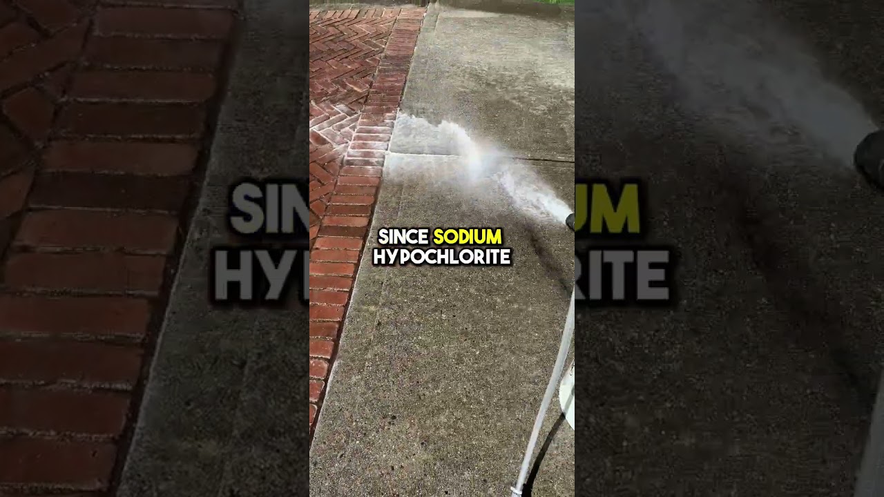 I’ve discovered the BEST chemical for pressure washing🤯 #pressurewashingplays