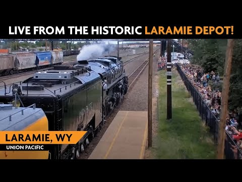 Laramie, Wyoming, USA | Virtual Railfan  LIVE !