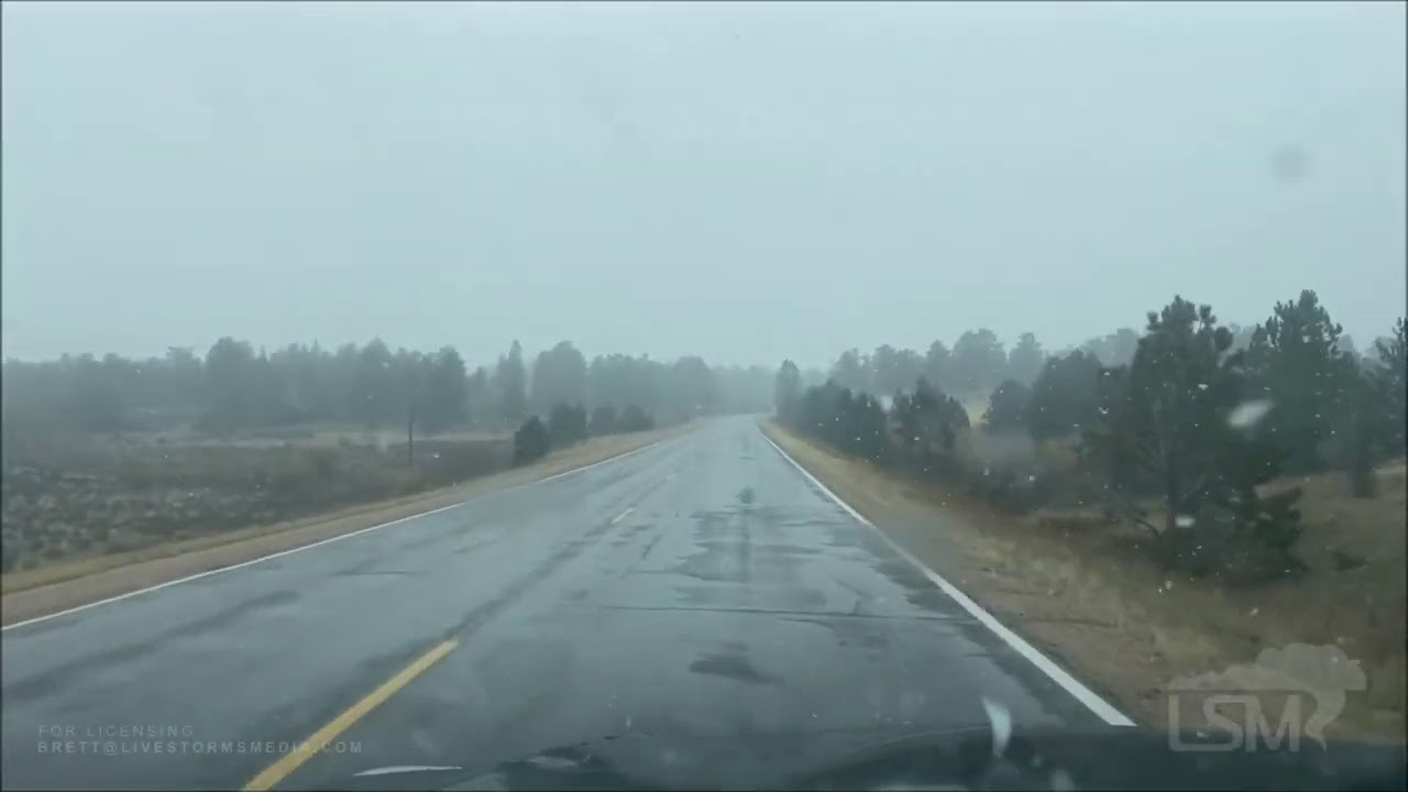 10-11-2020  Fort Collins CO-Wild Colorado Weather Day with Snow, Wind and New Fires.
