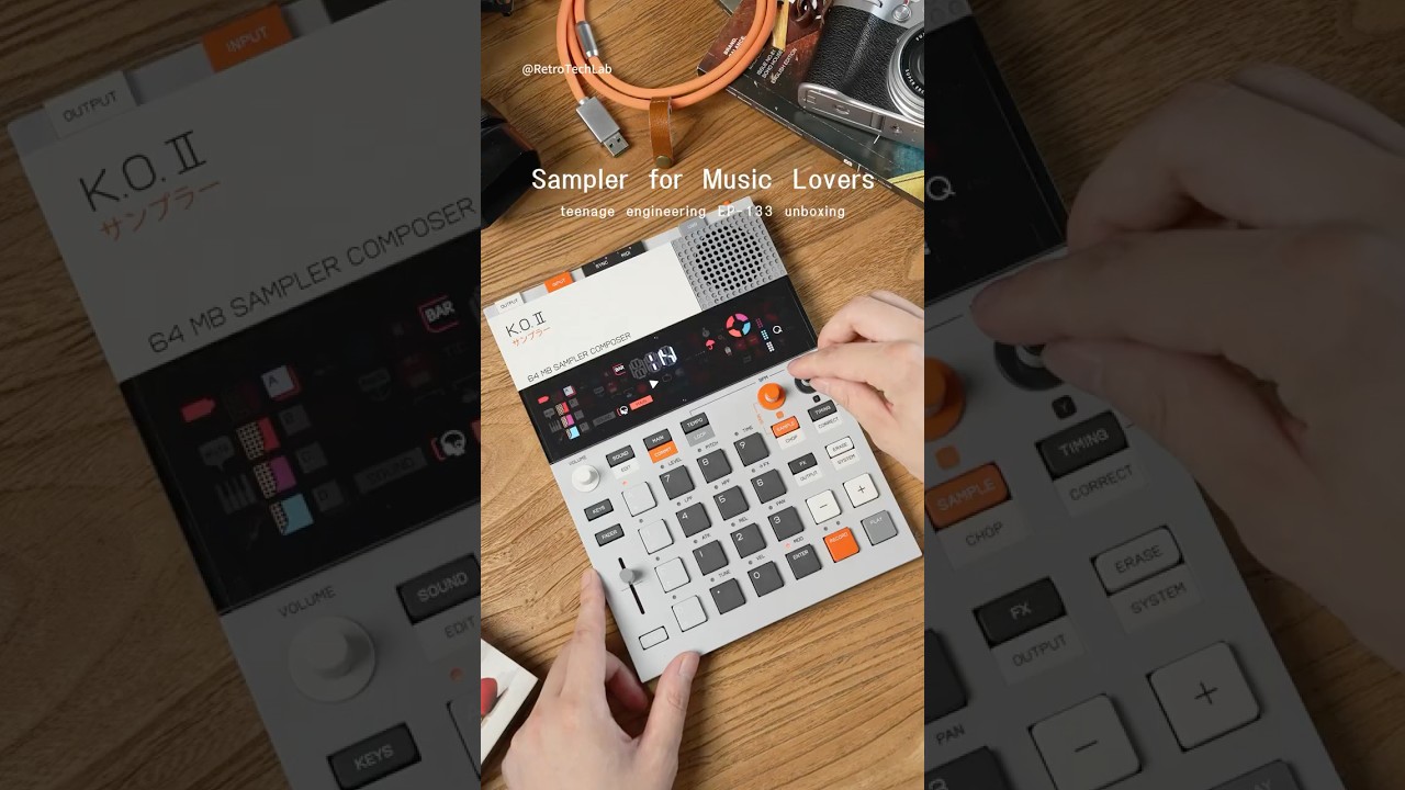 Unboxing the teenage engineering EP-133