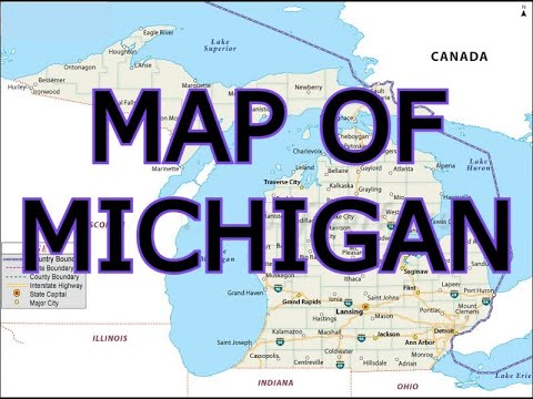 MAP OF MICHIGAN