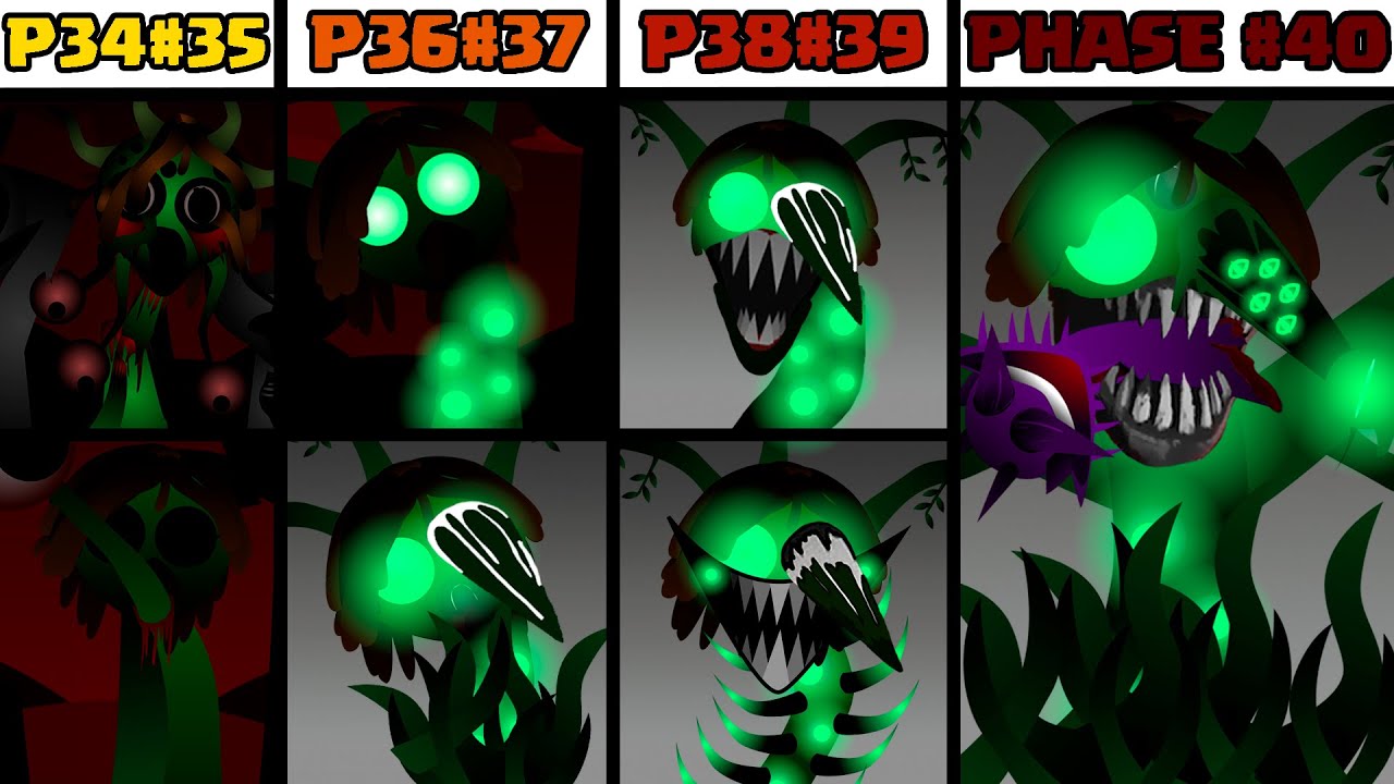 Phase 34 VS Phase 35 VS Phase 36-40 in Incredibox Sprunki Definitive + NEW SPRUNKI
