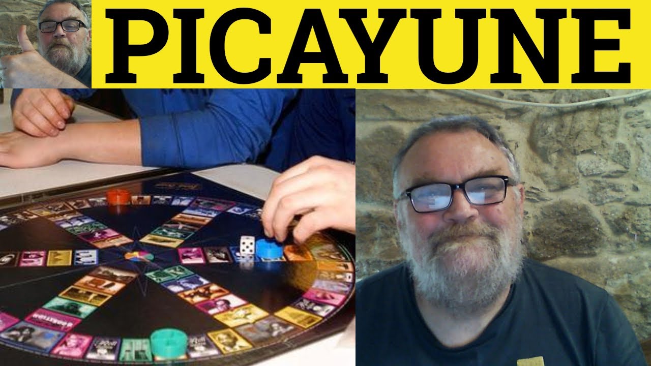 🔵 Picayune - Picayune Meaning - Picayune Examples - Picayune Definition - American English
