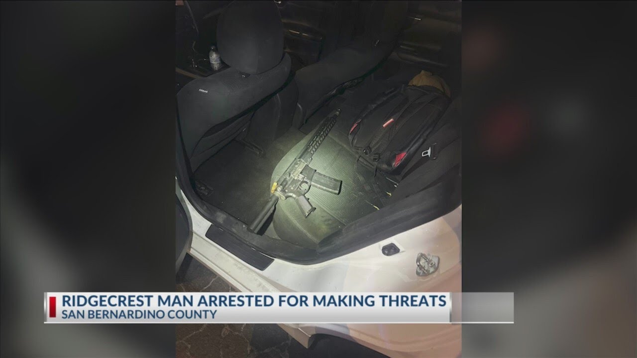 Ridgecrest man arrested for making threats