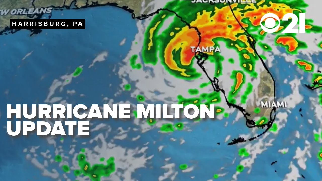 CBS 21 Meteorologists provide live update on Hurricane Milton