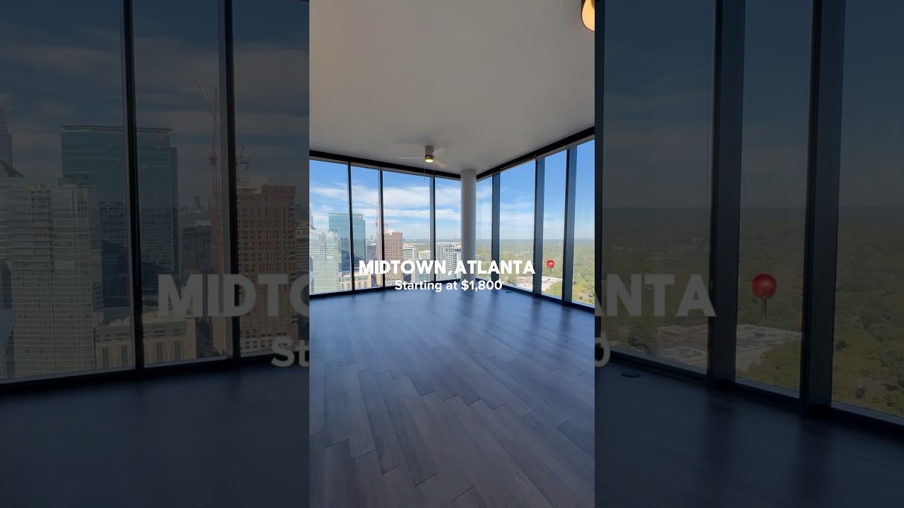 AFFORDABLE PENTHOUSES IN ATLANTA?! 😭 #apartmenttour #luxury #atlanta #apartmenthunting #viral #atl