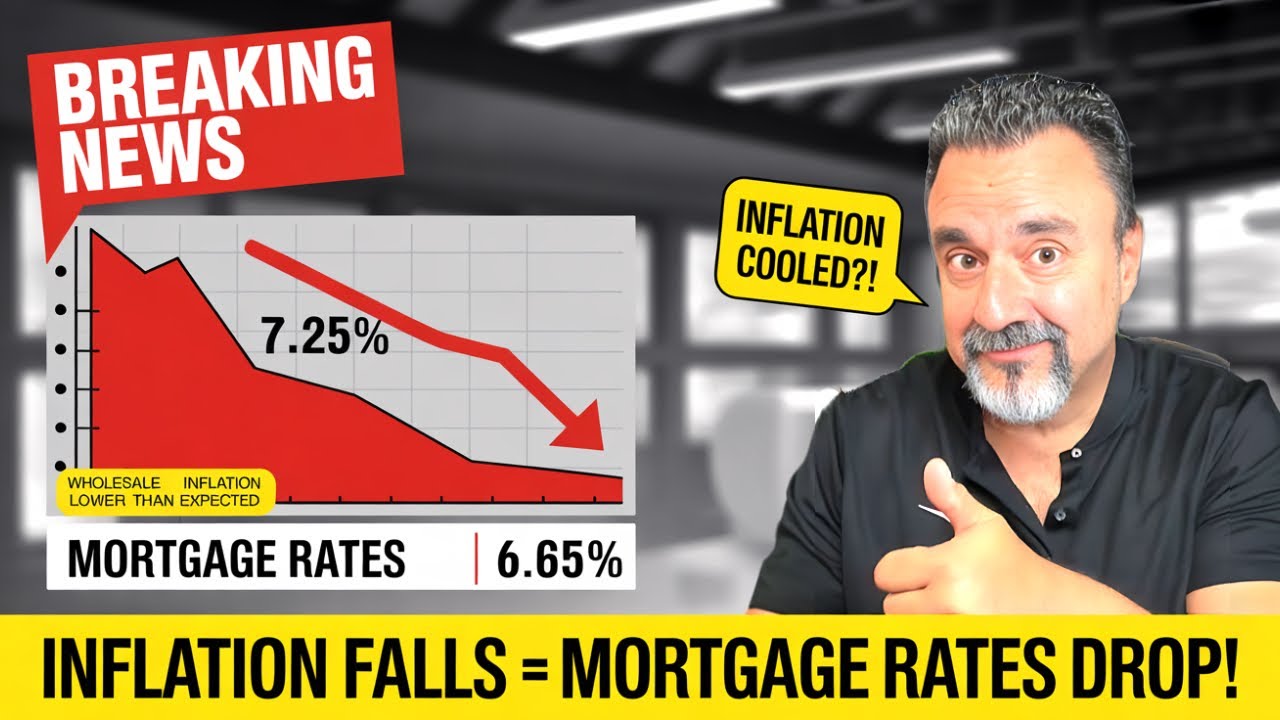 BREAKING NEWS: Mortgage Rates DROP After Surprise Inflation Report