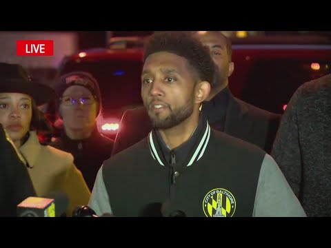 Baltimore mayor speaks after Francis Scott Key Bridge collapse