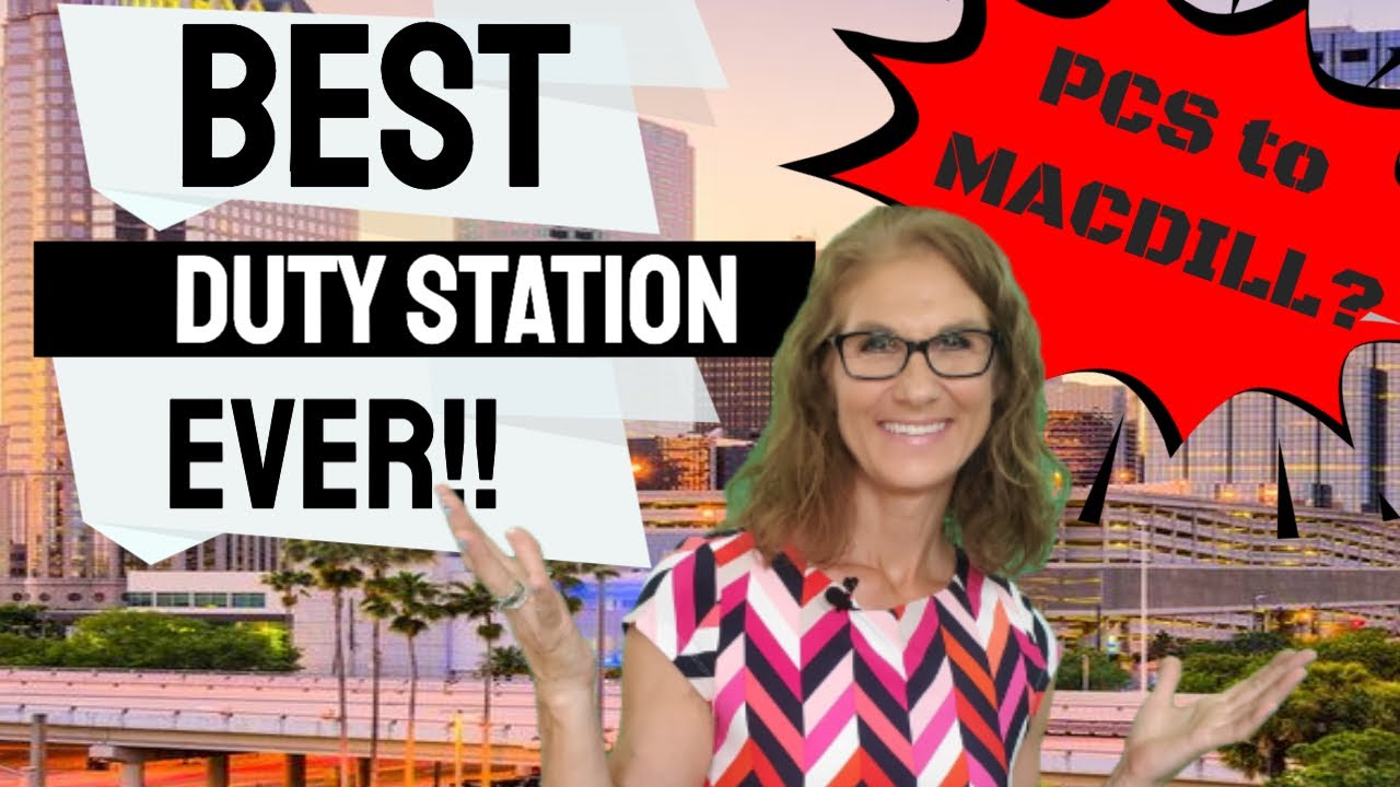 PCS to MACDILL? Wondering what being stationed at MacDill will be like - where to live? Watch this!
