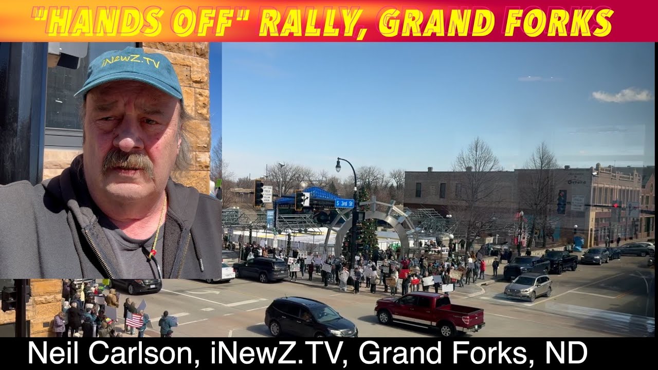 "Hands Off" Rally, Grand Forks, North Dakota