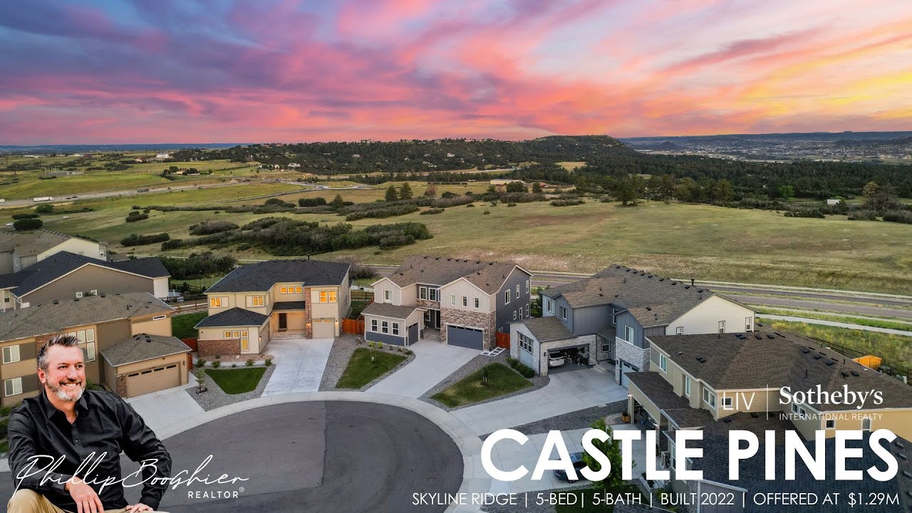 Modern Home with Mountain Views in Castle Pines | 5 Bed Luxury at 6358 Rockingham Ct