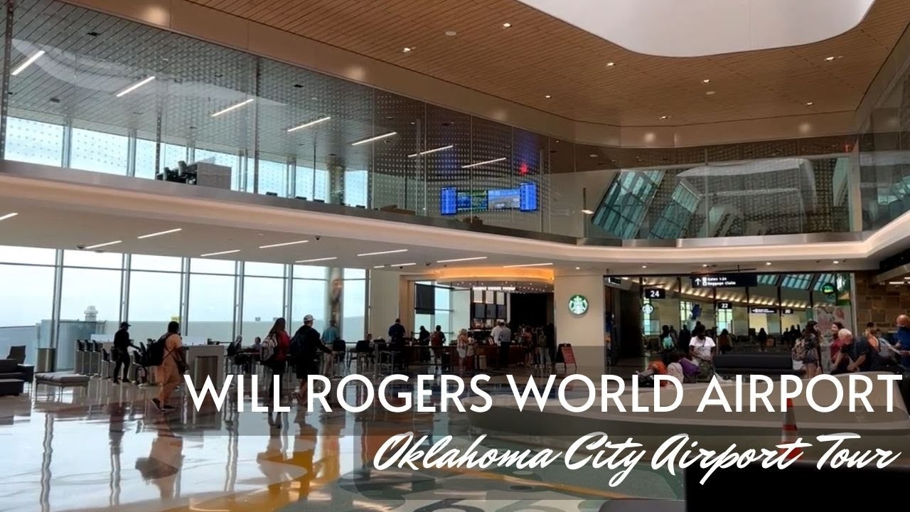 WILL ROGERS WORLD AIRPORT Tour | Oklahoma City Airport OKC | All Gates, Shops & Restaurants Fly OKC