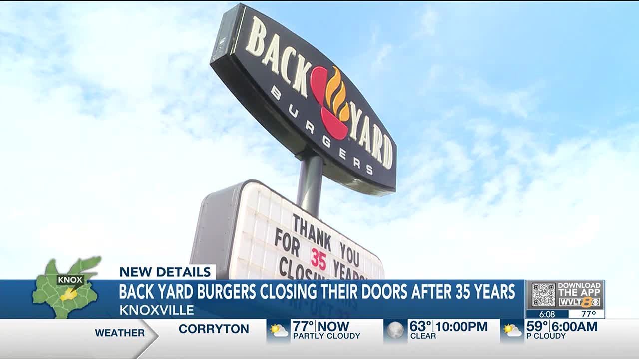 Knoxville’s Back Yard Burgers closing after 35 years