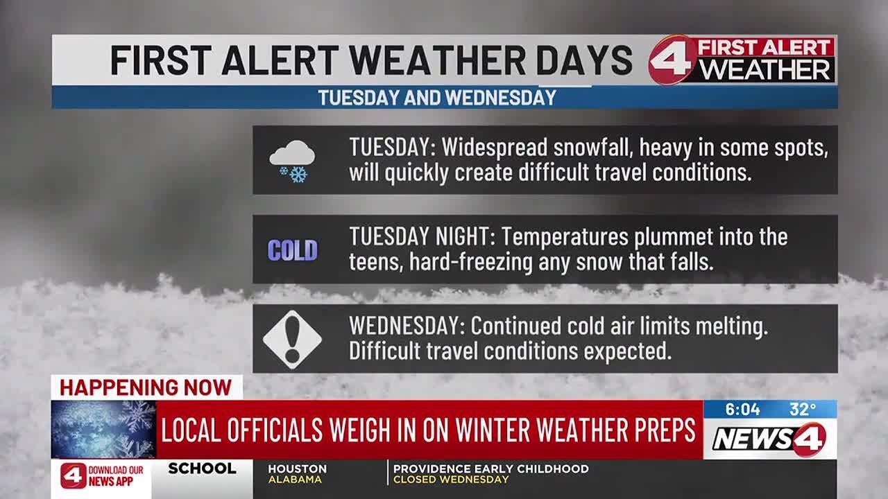 Dothan, Houston Co. officials weigh in on winter weather preps