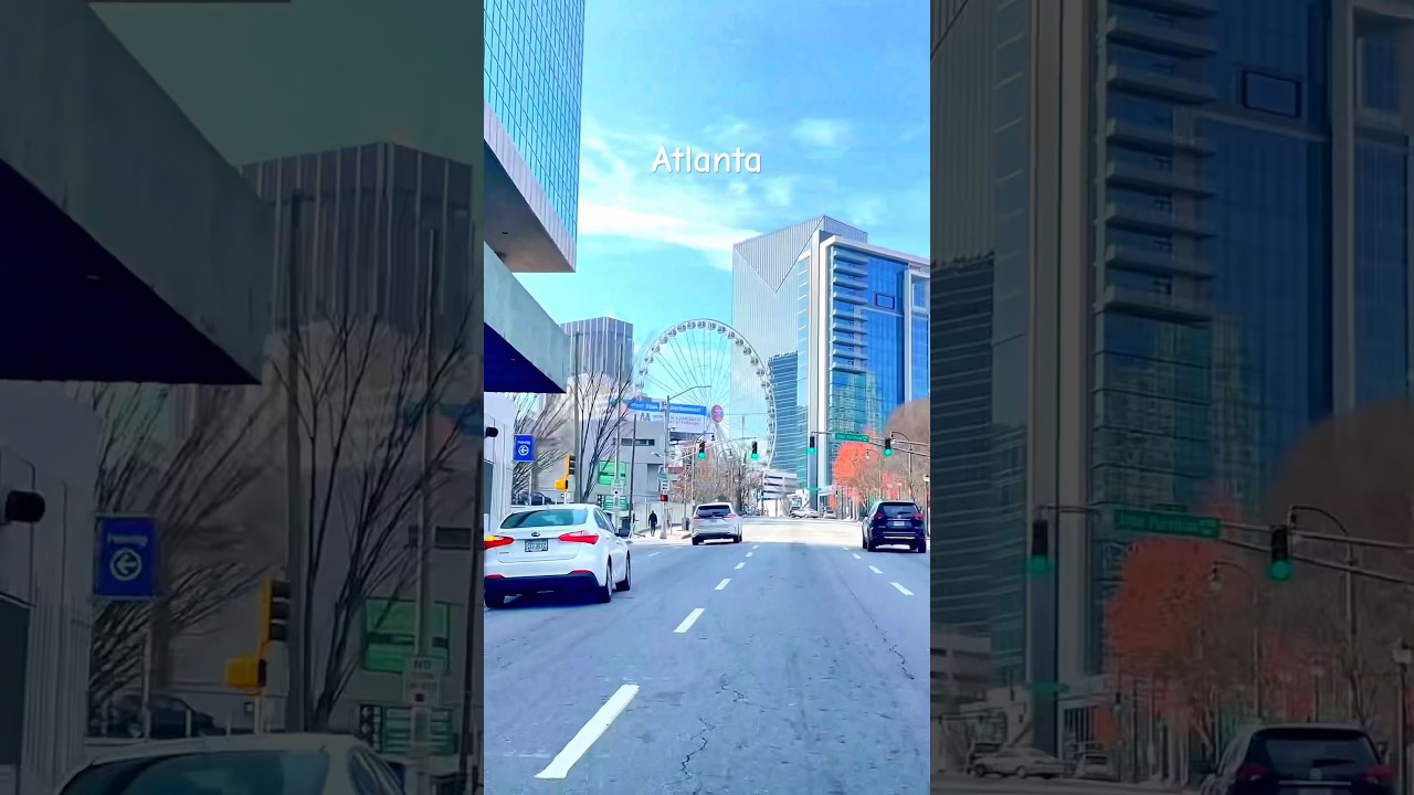 Atlanta, Georgia, USA #driving #downtown    #ga