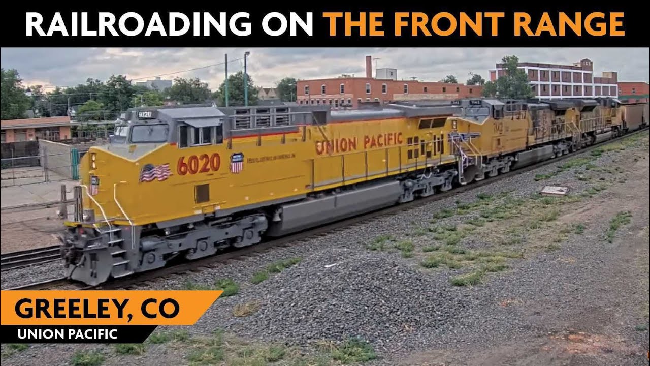 Greeley, Colorado, USA | LIVE Train Camera (Fixed View)