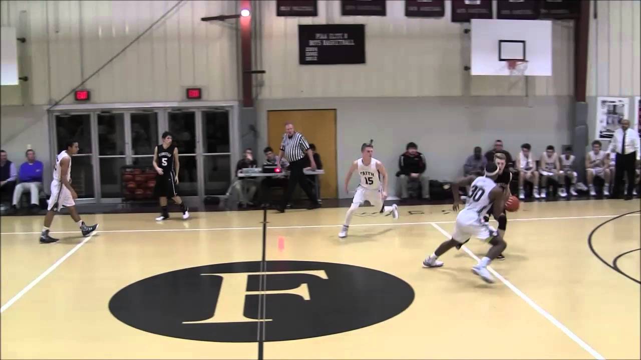 2016-02-05 Faith Christian Academy vs. Plumstead Christian - Chris Clark & Ezekiel Snowden Dunks