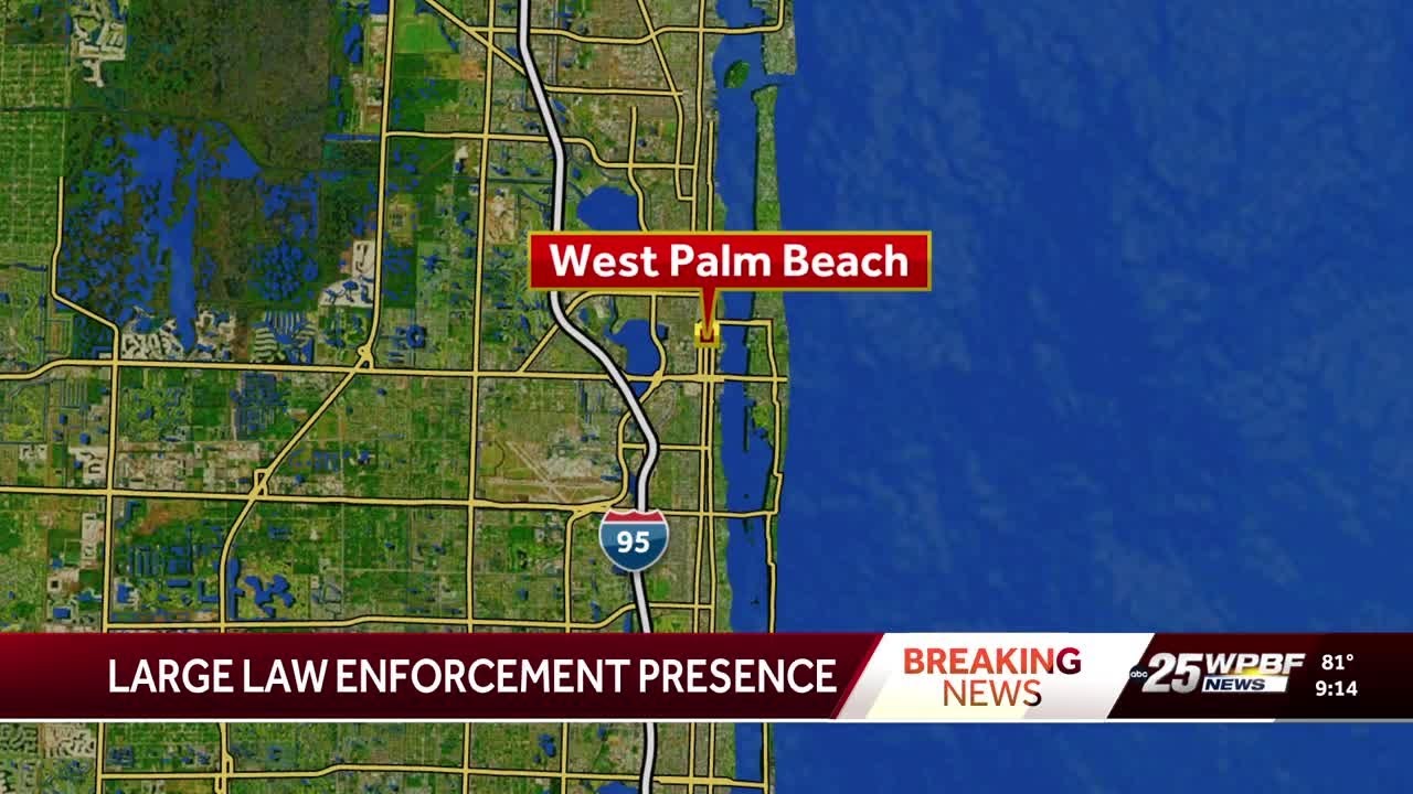 Large police presence at Bak Middle School in West Palm Beach