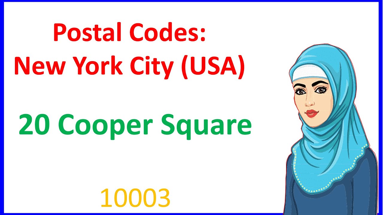 20 Cooper Square Cooper Square New York NY  USA Postal Code Post Office postcode zip code Area Code