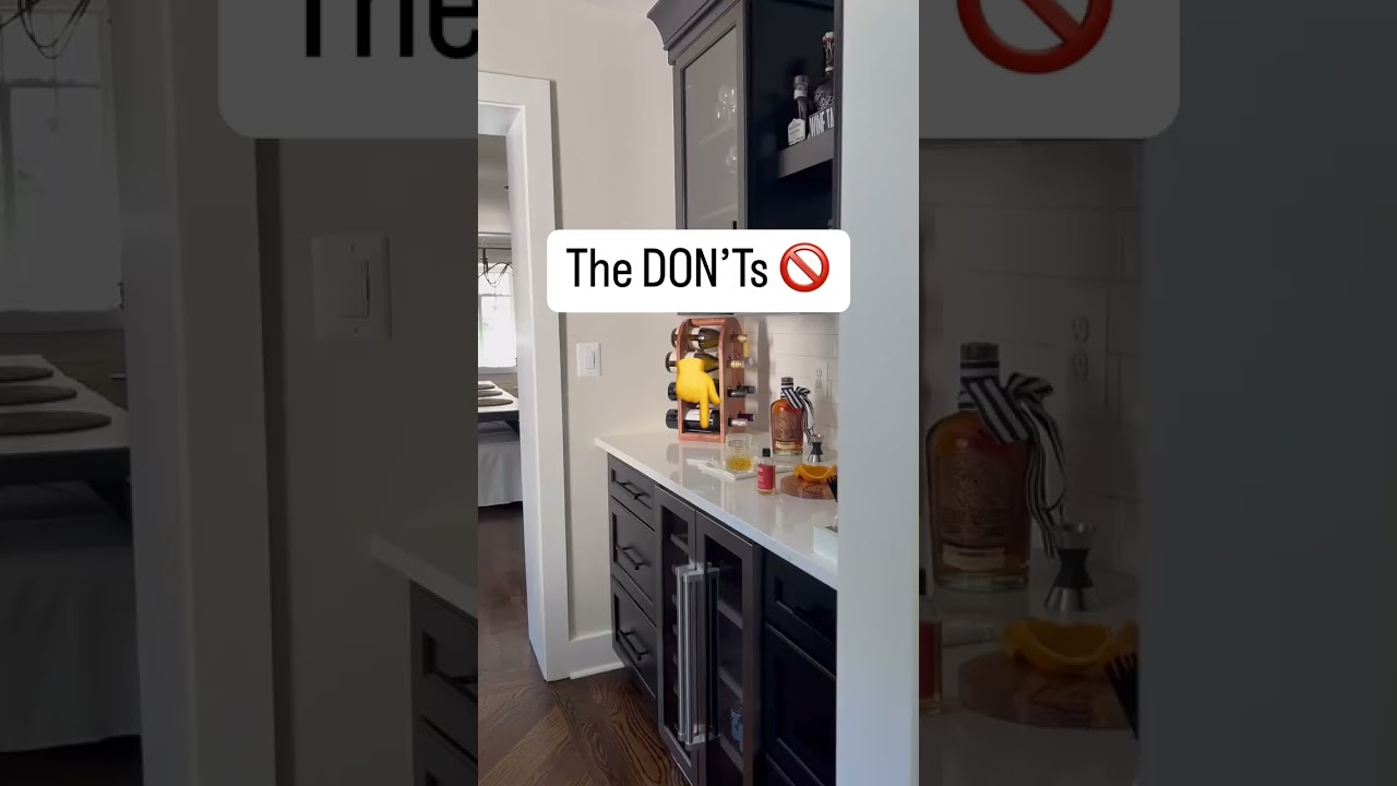 Do's and Don'ts of Designing a Wet Bar | Kitchen Renovation Inspiration | Wet Bar Renovation Ideas