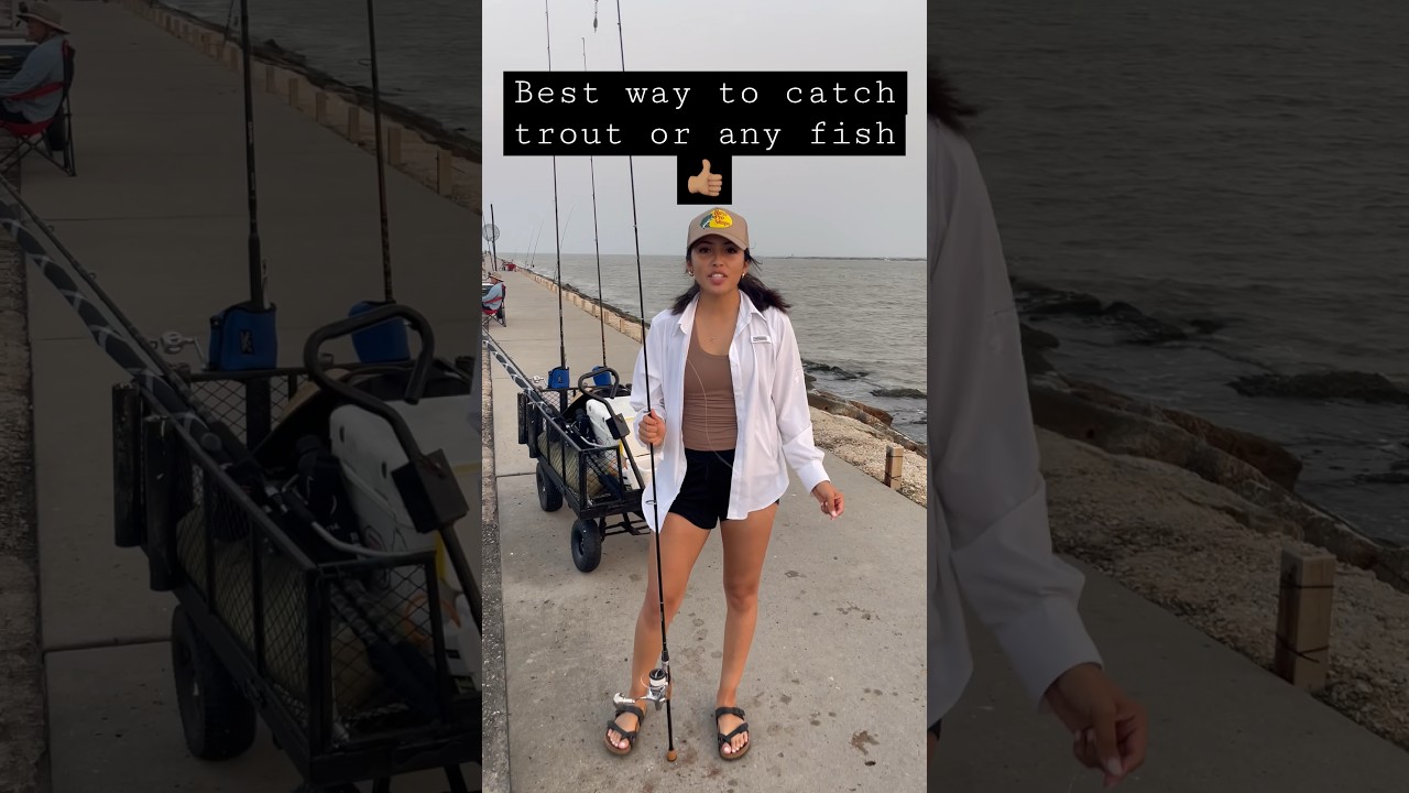 Fishing in Freeport Tx.  #speckledtrout #Fishing #Texasfishing #jettyfishing