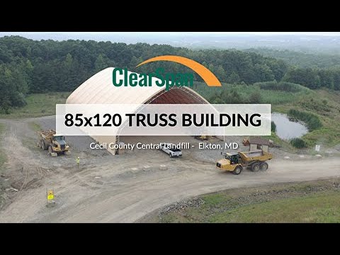 ClearSpan Equipment Storage Building – Cecil County Central Landfill – Elkton, MD