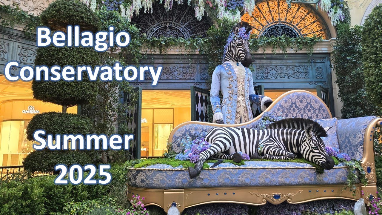 Bellagio Summer Conservatory 2025 | Bellagio Garden Summer Display | Bellagio Las Vegas | Las Vegas