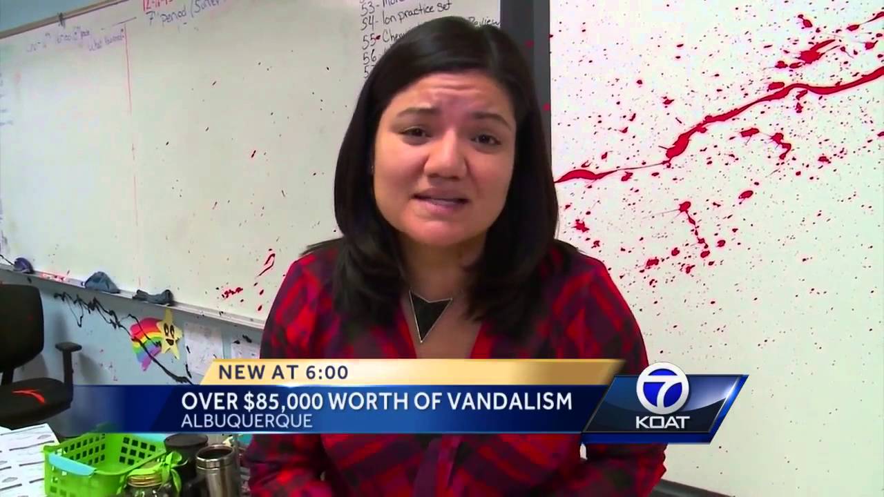 Vandals trash Wilson Middle School