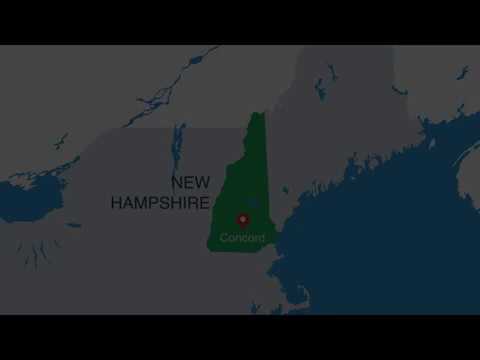 New Hampshire USA Map: Keynote Maps of New Hampshire Presentation