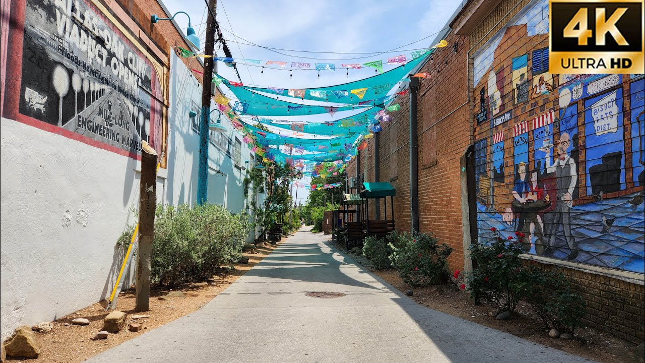 The bishop Arts District - Dallas Texas [4K]]