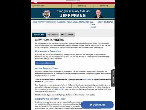 LA County Property Taxes | A Homeowner’s Overview
